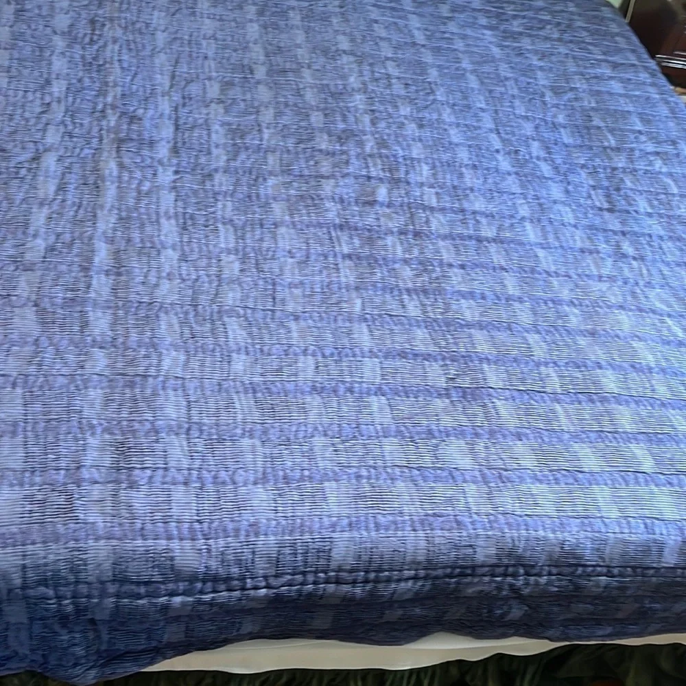 New Anthropologie Paulette Chenille Quilt Queen plus 2 shams